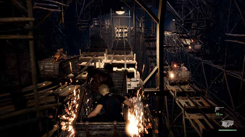 Resident Evil 4 Remake Mine Cart