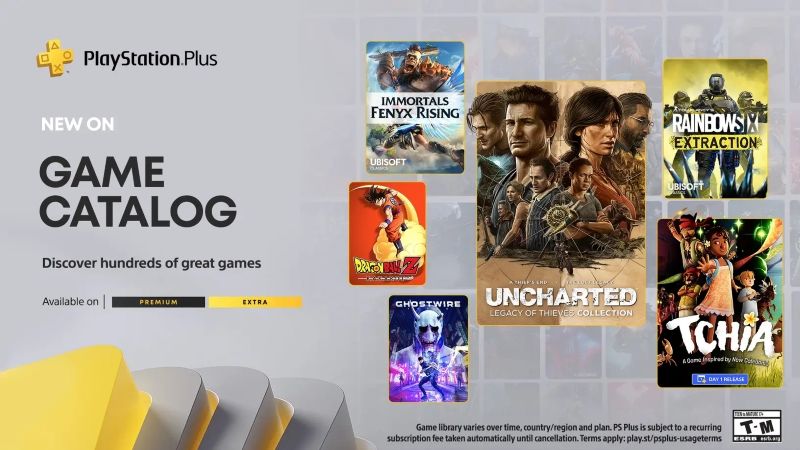PS Plus Extra and Deluxe March 2023 games announced