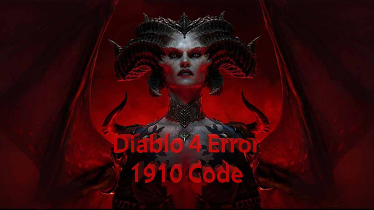 Diablo 4 Error 1910 Code Login Issue Merlin in Kazani